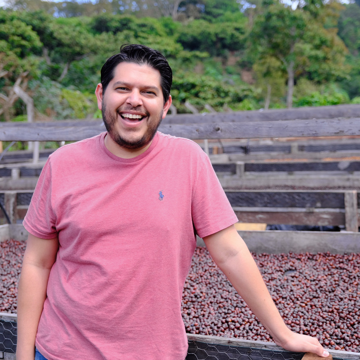 Jose Guillen auf Finca San Antonio in El Salvador