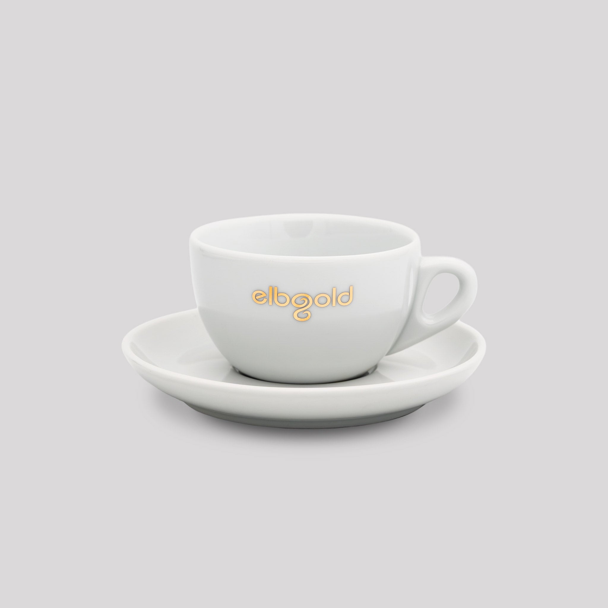 elbgold TASSE CAFÈ LATTE WEISS & GOLD