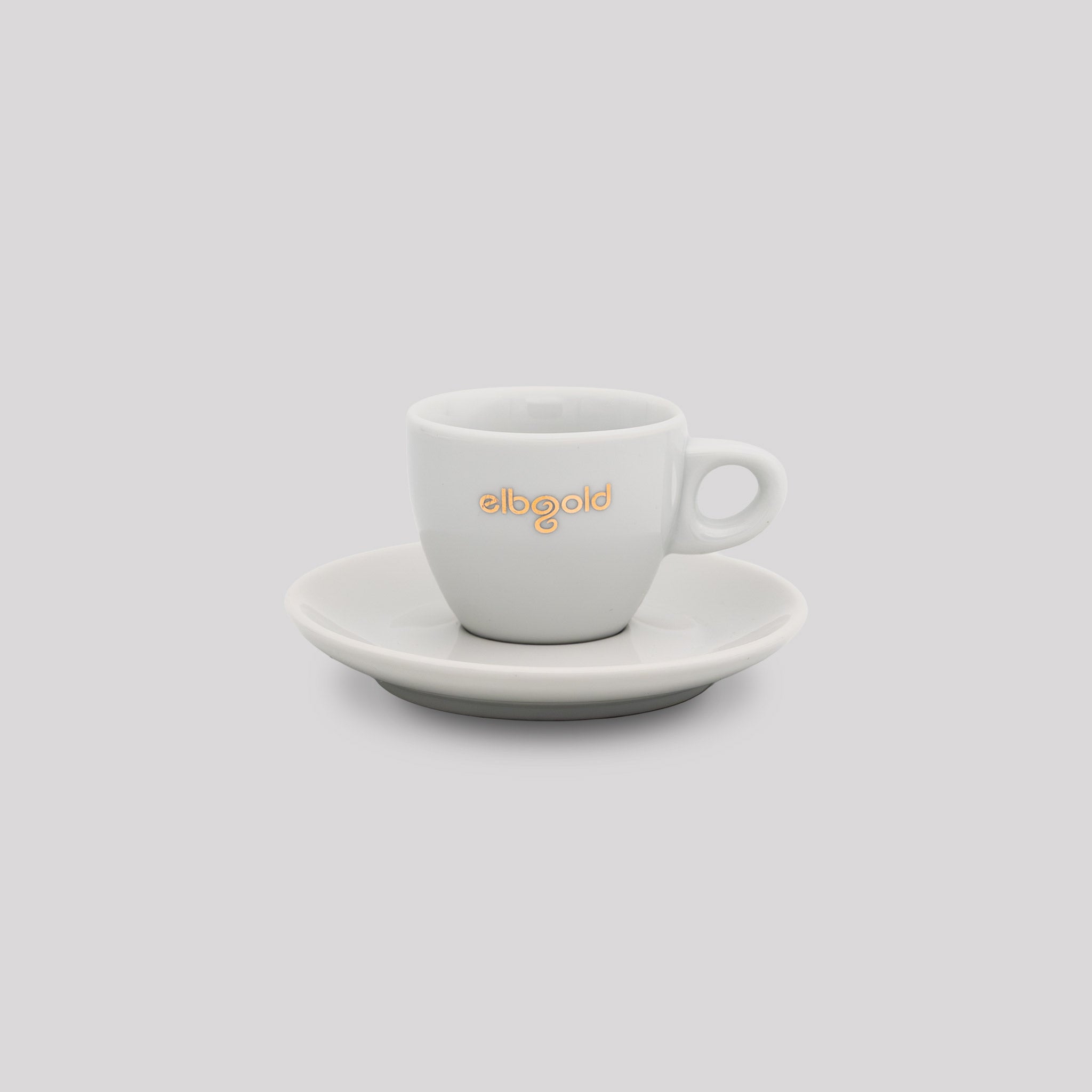 elbgold TASSE ESPRESSO WEISS & GOLD