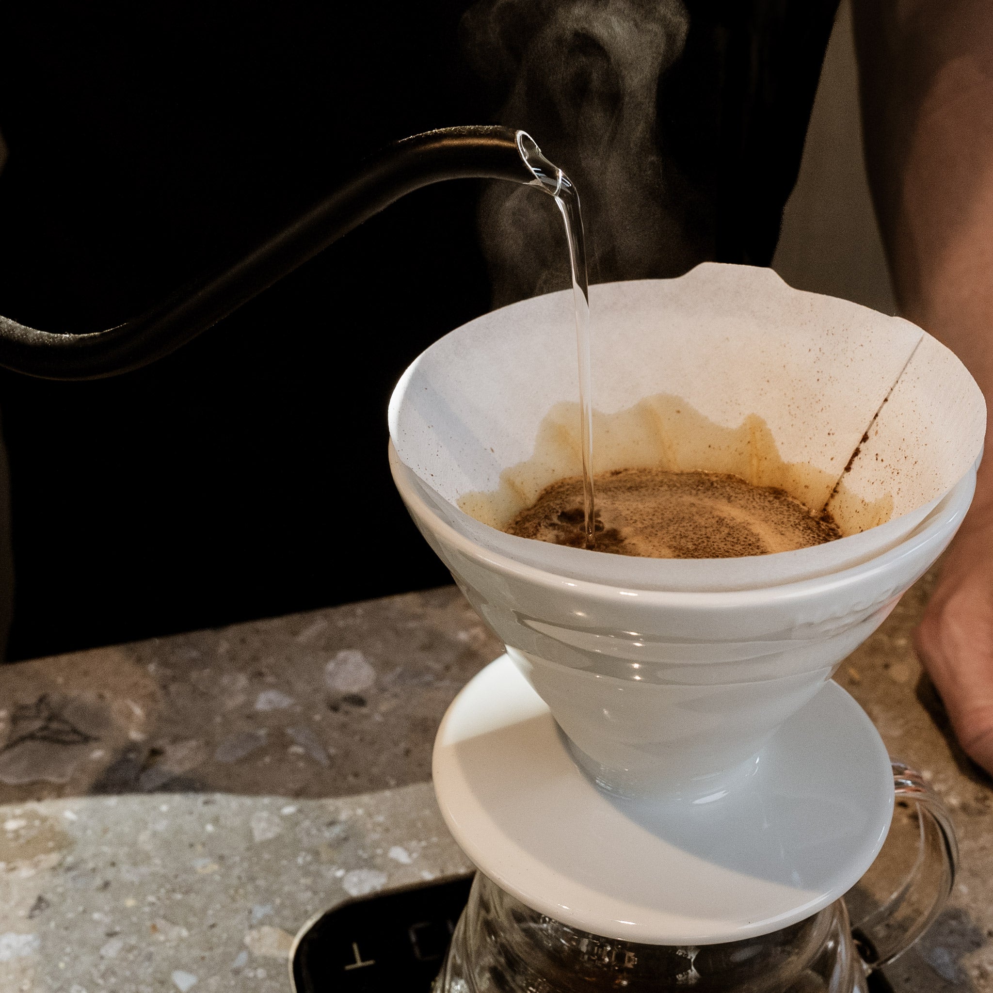 Hario Dripper 02 beim Pour-Over